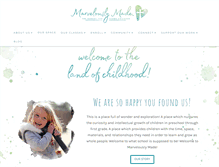 Tablet Screenshot of marvelouslymadeschool.com